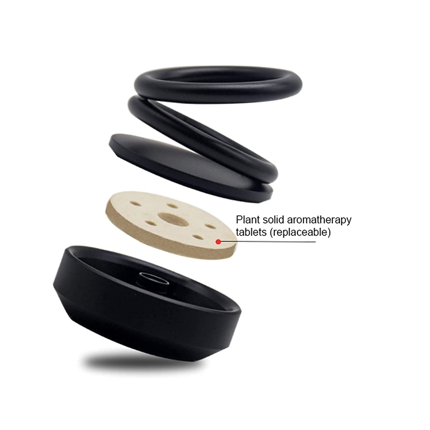 6319 Solar Power Car Aroma Diffuser 360°Double Ring Rotating Design, Car Fragrance Diffuser, Car Perfume Air Freshener for Dashboard Home Office DeoDap 6319 Solar Power Car Aroma Diffuser 360°Double Ring Rotating Design, Car Fragrance Diffuser, Car Perfume Air Freshener for Dashboard Home Office DeoDap